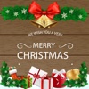 Christmas Festive Photo Stickers: Happy Merry Xmas