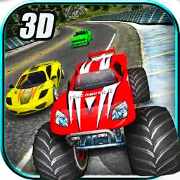 Crazy Car vs Monster Truck Racer 3D app icon