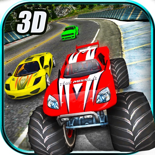Crazy Car vs Monster Truck Racer 3D icon