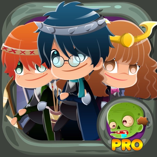 Wizard Heroes vs Beasts- Zombies Defense Game Pro Icon