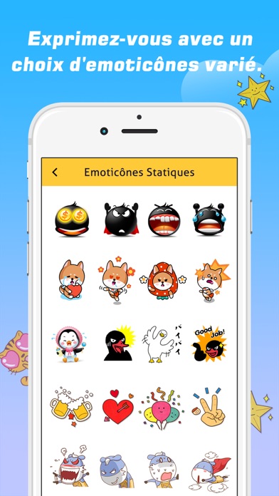 Screenshot #3 pour Emoji - L'art des émoticônes & Clavier à polices