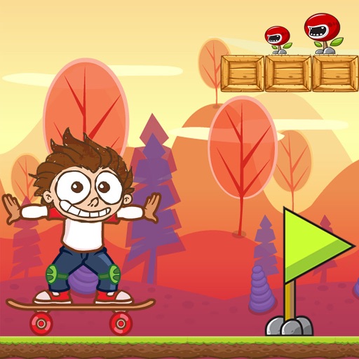 Angelo Skate Run Away - adventure land - Crazy day iOS App