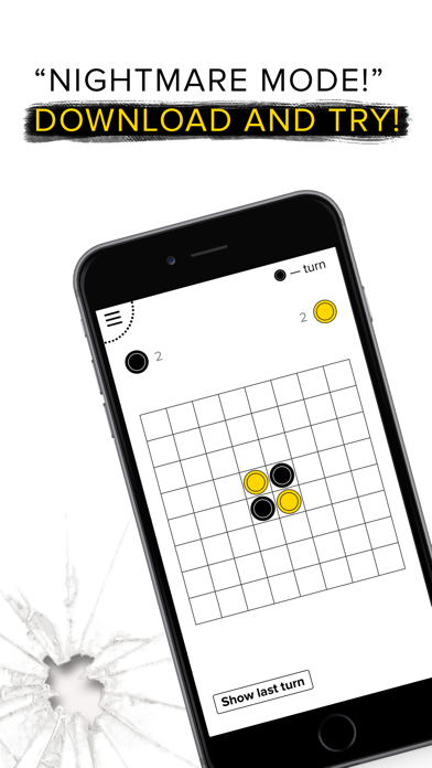 Anyplace Reversi - Othello : black & white screenshot 2