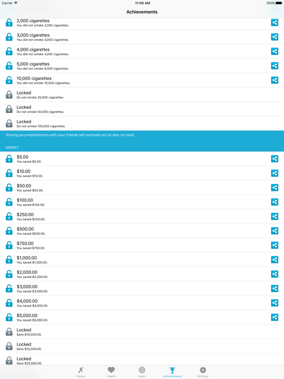Screenshot #4 for Quit It - stop smoking today