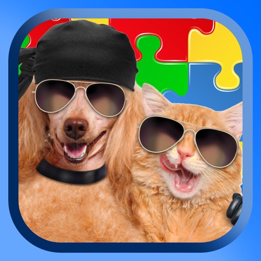 Кота Собаки Jigsaw Puzzles Игры Для Малышей Пазлы