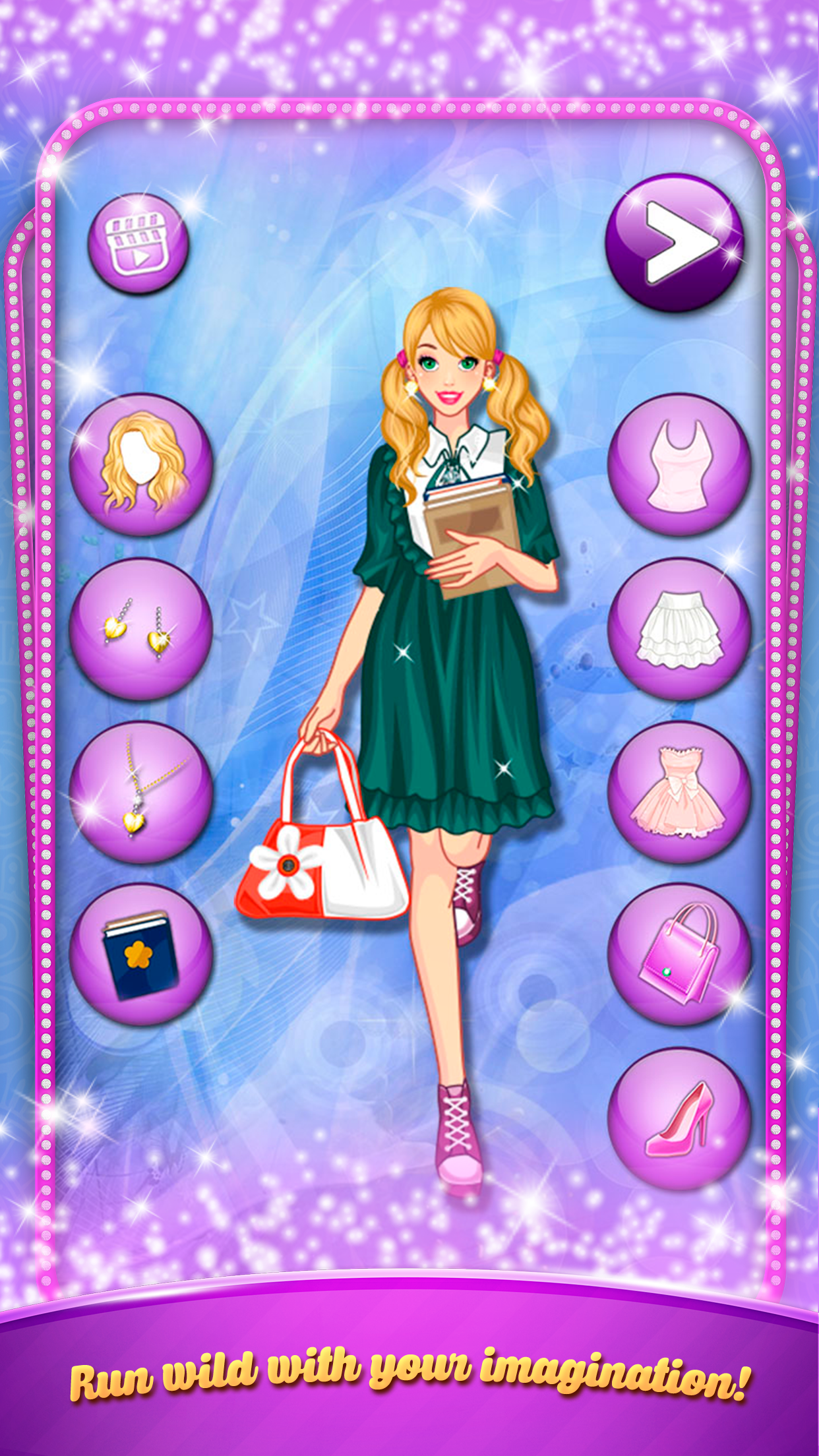 College Girl: Dress Up Game For Girls screenshot 3