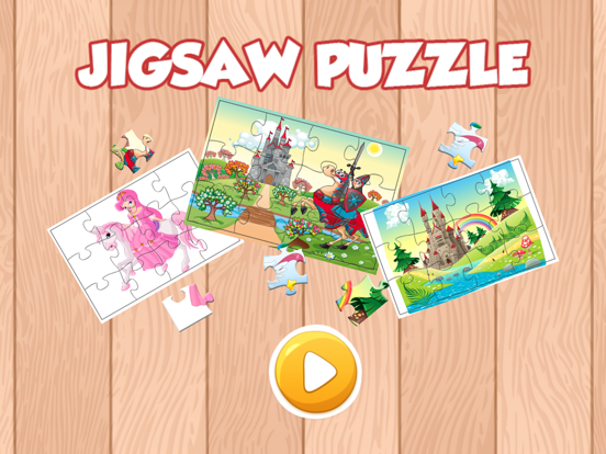 Fairy Tale Easy Jigsaw Puzzle Games Free For Kids iPad screenshot