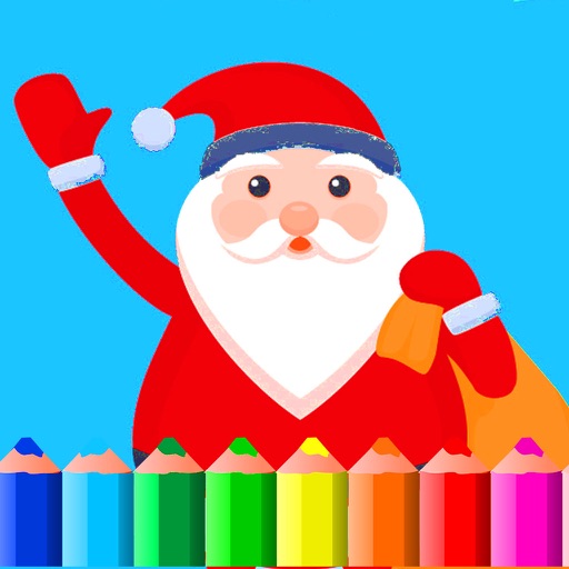 Christmas Coloring book & New Year painting games iOS App