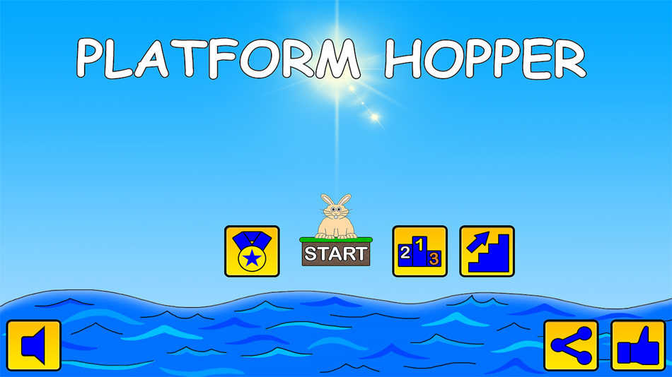#1. Platform Hopper - Endless Rabbit Jump Reflex Game (iOS) Podle: Derell Kanell-Johnson