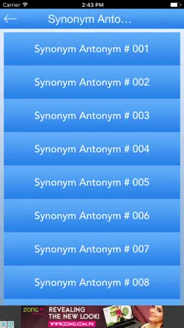 Game screenshot English Synonym Antonym apk