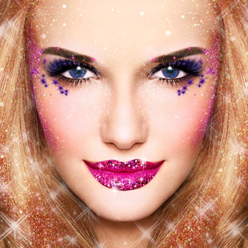 Glitter Makeup Camera - Glamour Makeup Effect - AppWisp.com