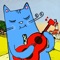 Darvin the Cat arrives in the village and starts to play