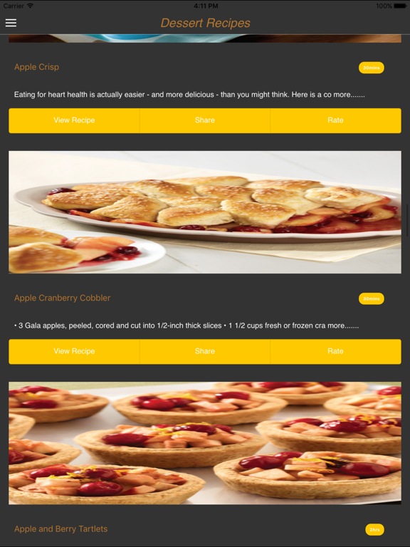 Screenshot #4 pour 50 Of The Best Dessert Recipes
