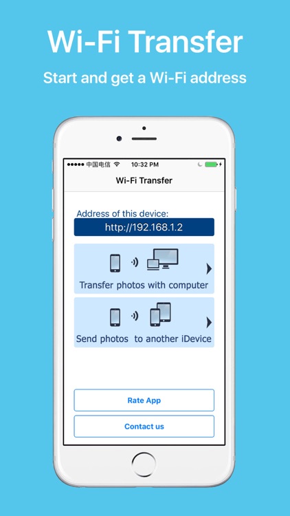 WiFi Transfer - Photo Manager