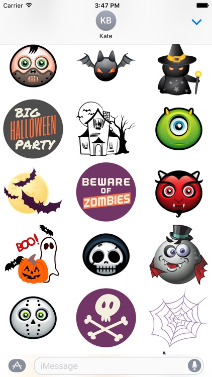 Halloween Stickers and Emoticons