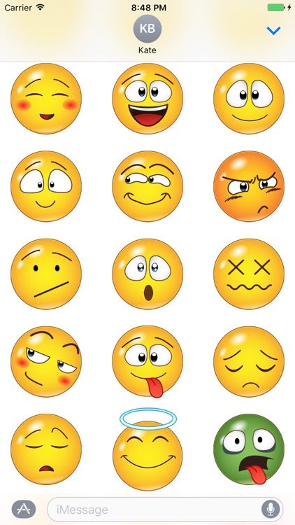 Yellow Smileys Emoticons