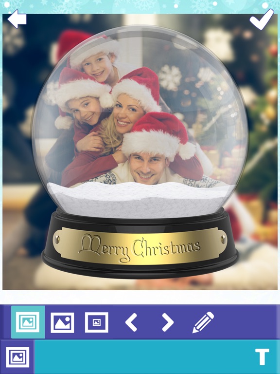 Screenshot #6 pour Noël Effet Pip - image dans l'image editeur