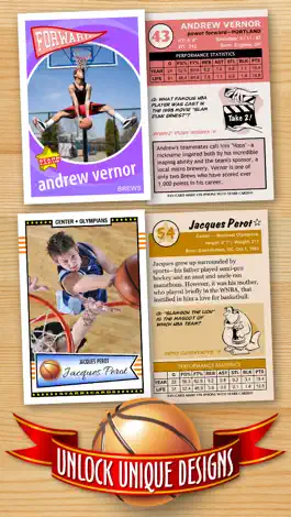 Game screenshot Basketball Card Maker (Ad Free) - Make Your Own Custom Basketball Cards with Starr Cards hack
