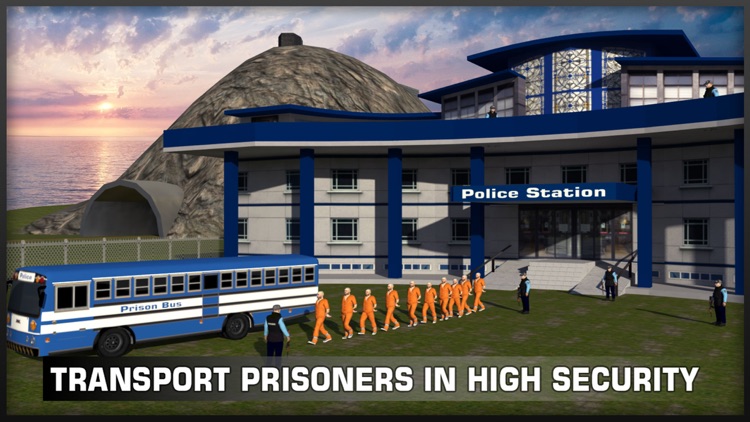 Police Prison Bus Driver Job 3D: Drive Coach & Transport Criminals to City Jail