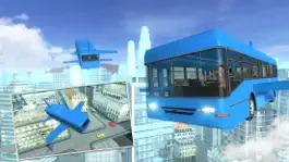 Game screenshot Flying Bus City Stunts Simulator - Collect stars by performing stunts in 3D modern city hack
