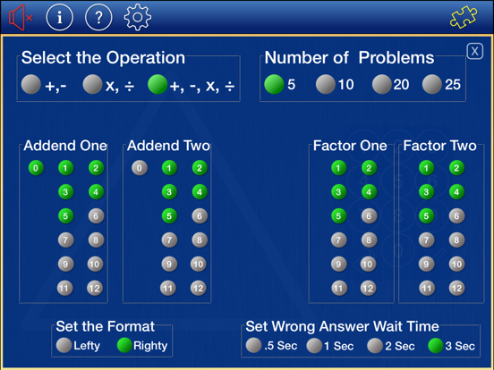 Screenshot #4 for Fact Triangles