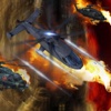 A Helicopter Driving Fast In Combat - A Helicopter Hypnotic X-treme Game