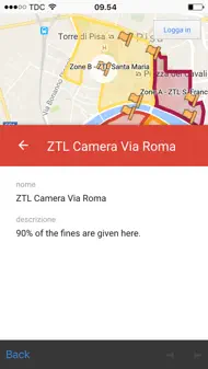 Zona traffico limitato - ZTL - Italy - avoid ticket iphone bilder 2