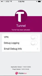 mobileiron tunnel™ (legacy support) iphone screenshot 1