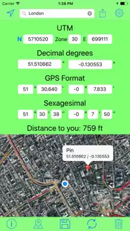 UTM Coordinates Tool iphone bilder 2