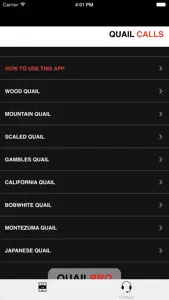 REAL Quail Sounds and Quail Hunting Calls screenshot #3 for iPhone