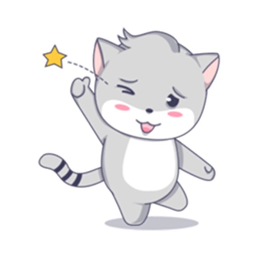 Baby Kitten Sticker Icon