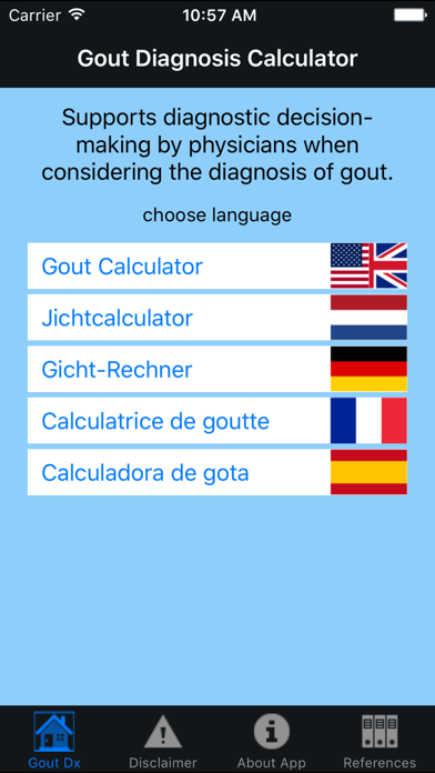 Screenshot #1 pour Gout Diagnosis