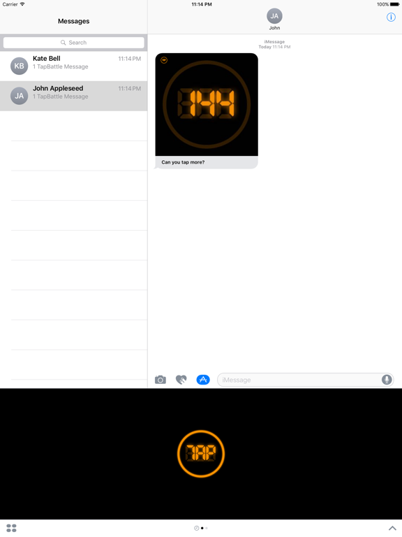 Screenshot #5 pour Tap Duel for iMessage