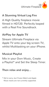 Ultimate Fireplace HD for Apple TV screenshot