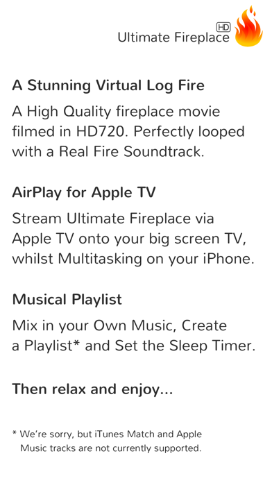 Ultimate Fireplace HD for Apple TV Screenshot