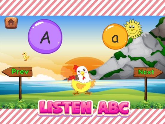 First grade classroom good vocabulary words ABC iPad screenshot