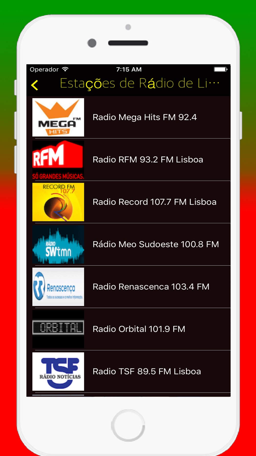 Radios Portuguese FM - Live Radio Stations Online Free Download App for  iPhone - STEPrimo.com