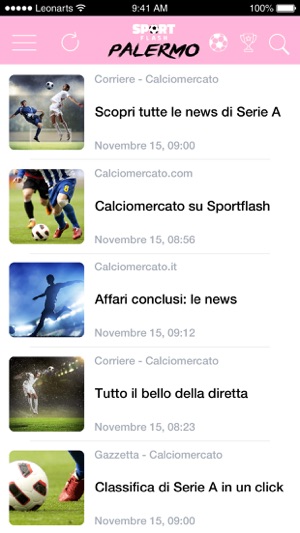 SportFlash Palermo(圖2)-速報App