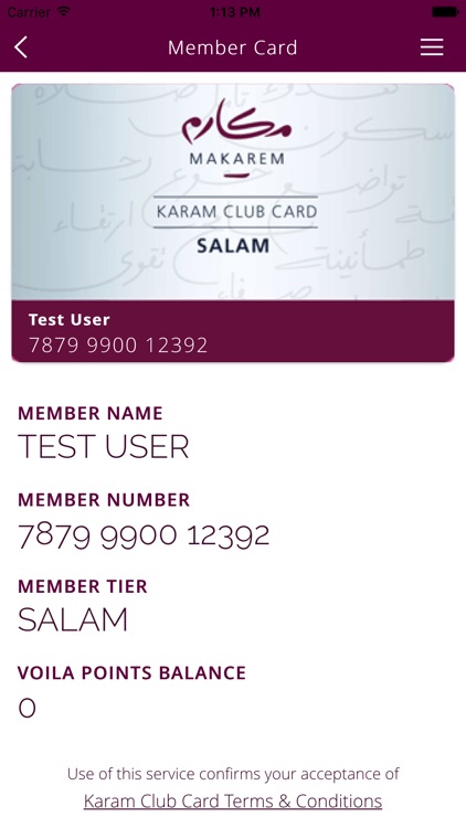 Karam Club Card screenshot-4