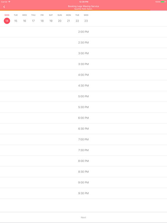 Spoilee beauty booking سبويلي لمواعيد التجميل iPad screenshot