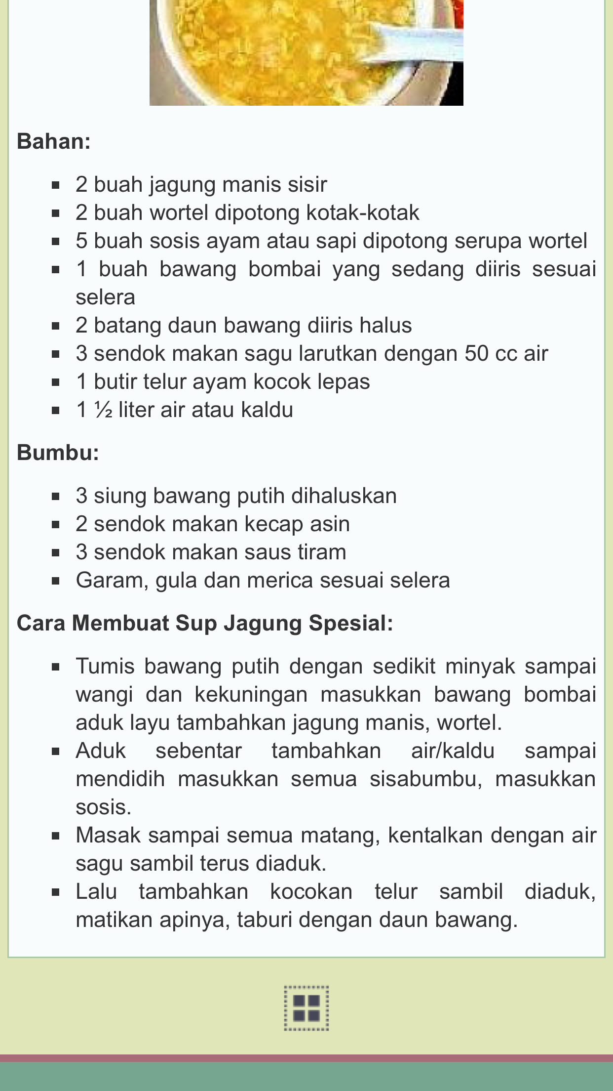 Resep Sayur Indonesia