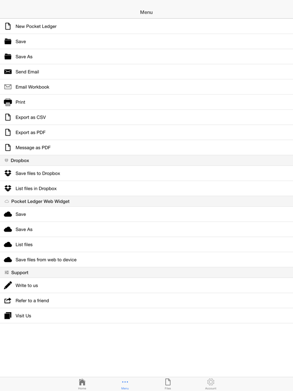 Screenshot #6 pour Pocket Ledger