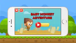 Game screenshot малыш Обезьяна Приключение : Бег а также Прыгать mod apk