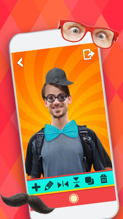 Geek Booth & Sticker Photos in Get Ugly Face Maker