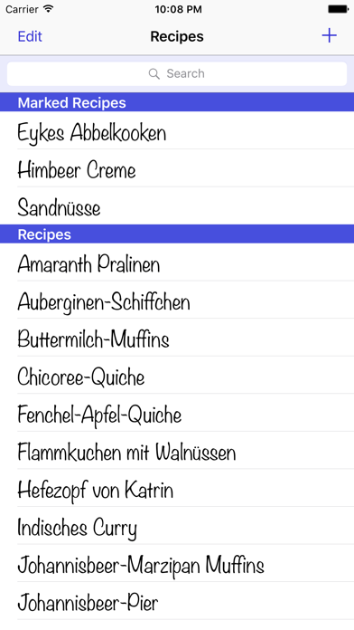 My Collected Recipes Screenshot