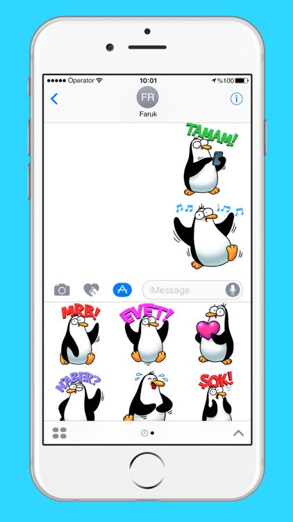 Penguen Stickers