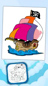 Paint and Color Pirates –coloring book screenshot #5 for iPhone