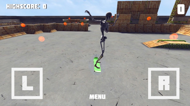 Skeleton Skate - Free Skateboard Game screenshot-4