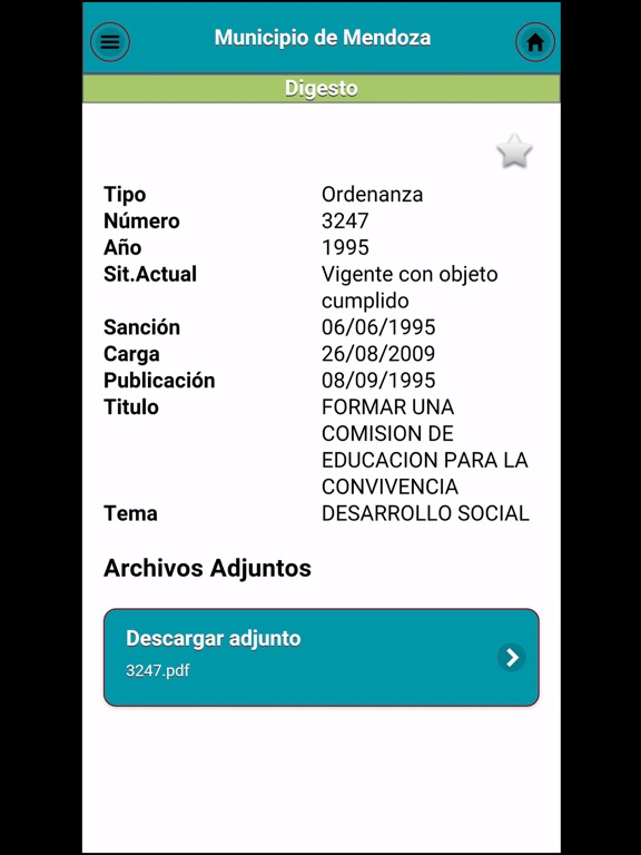 Screenshot #5 pour Ciudad de Mendoza - Digesto