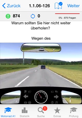 Führerschein Kl. A1 - Motorrad screenshot 2